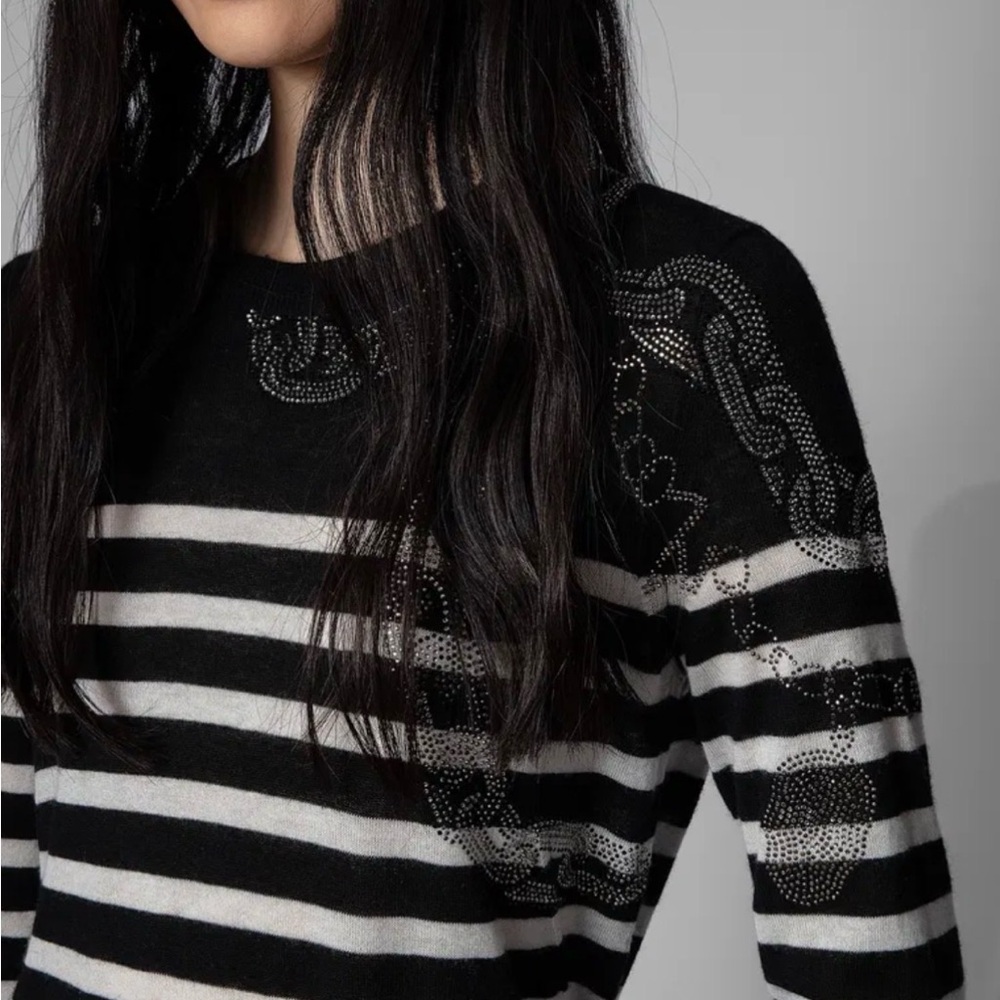 Zadig & Voltaire Black Knit Sweater